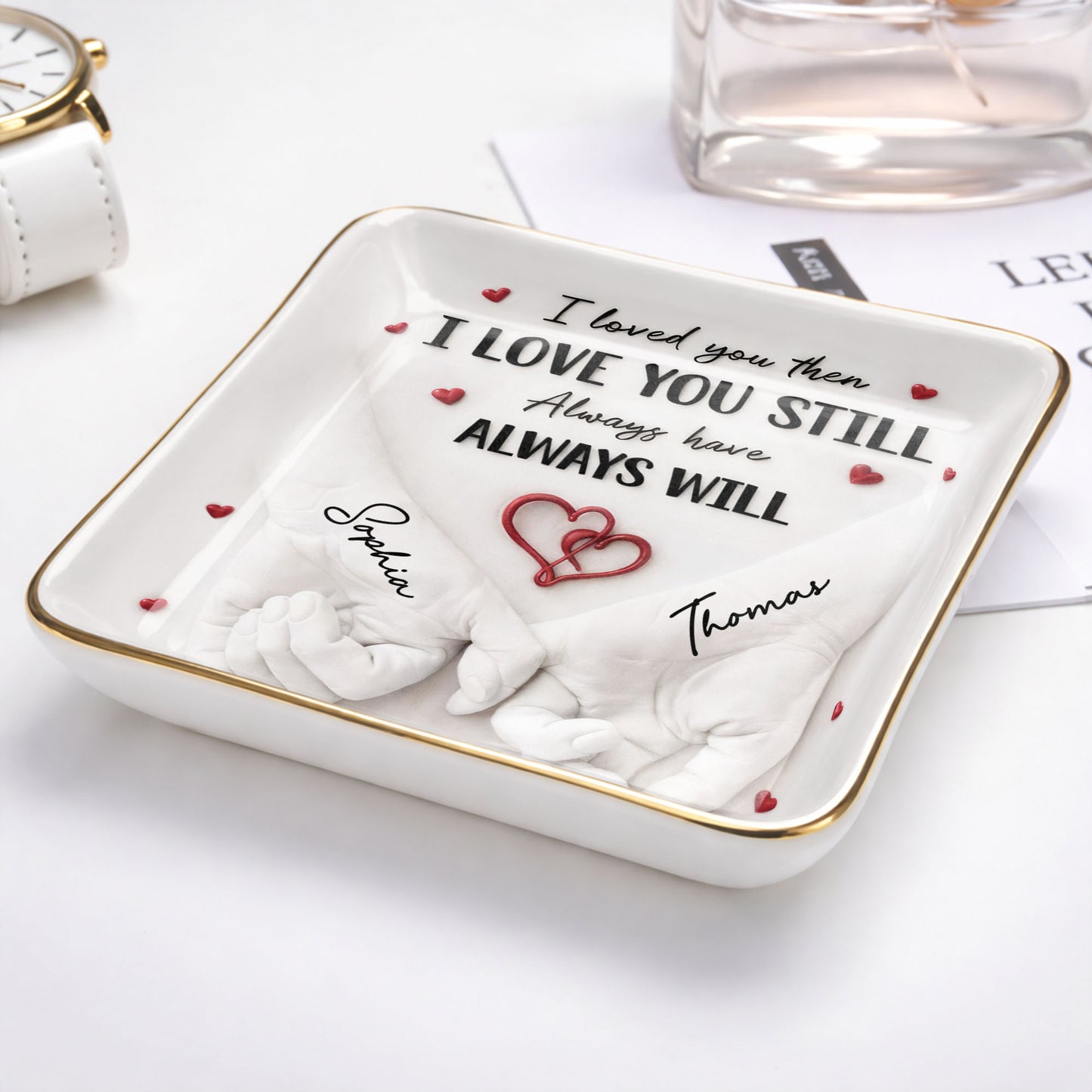 I Loved You Then I Love You Still, Holding Hands With Heart Design