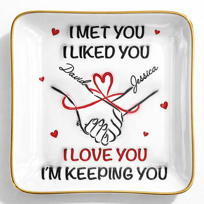 I Met You, I Liked You, Hearts, Hand Holding