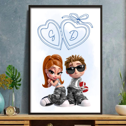 Celebrate Your Love With Personalized Hearts And Characters