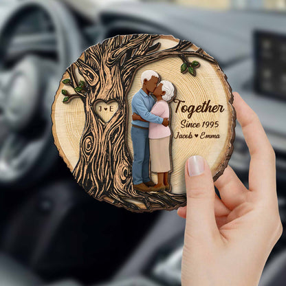 Together Since, Tree And Couple Design