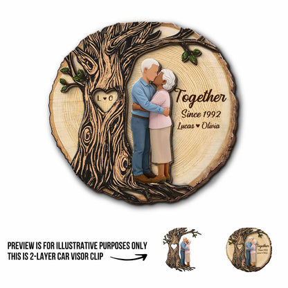 Together Since, Tree And Couple Design