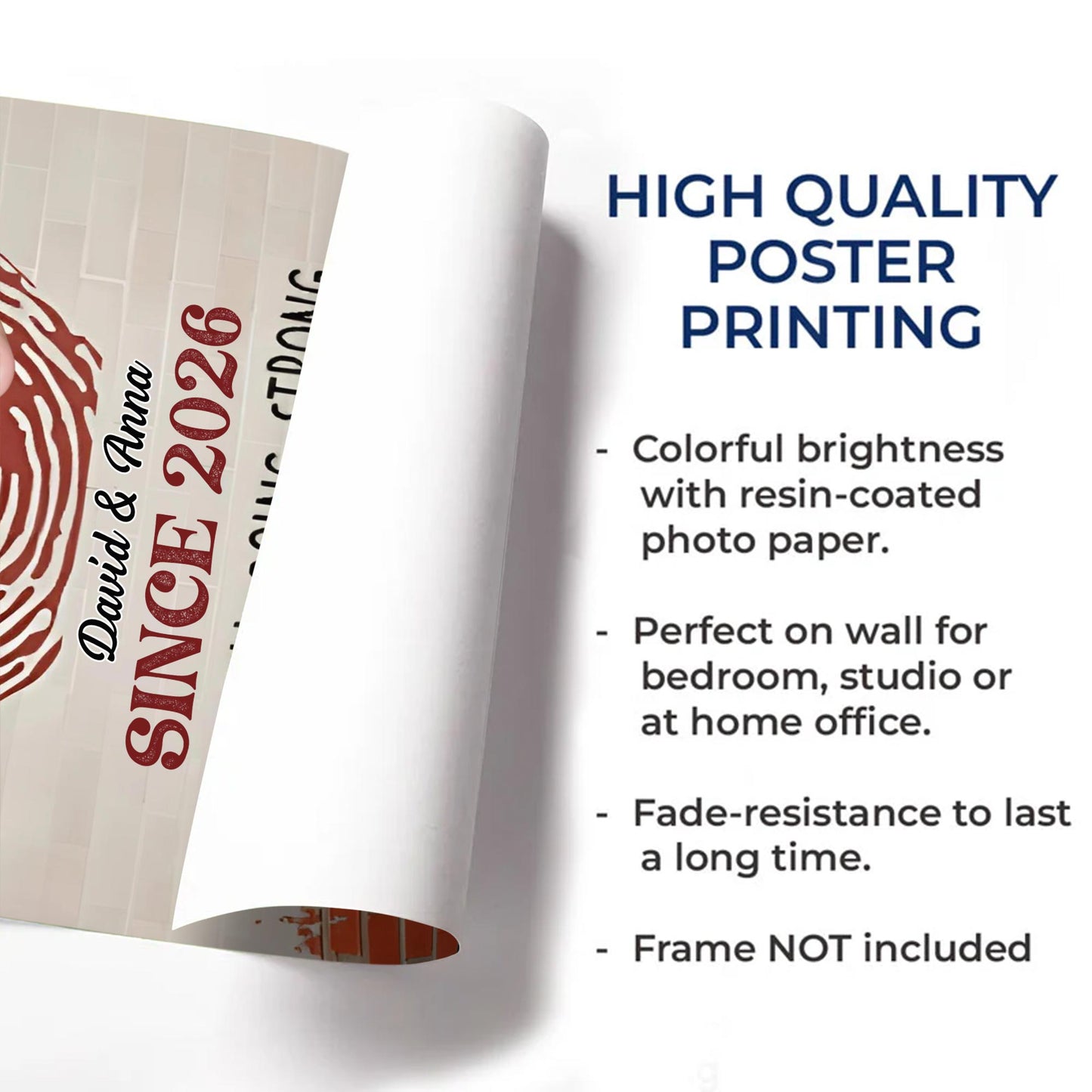 Annoying Each Other Since, Hearts And Brick Wall Design