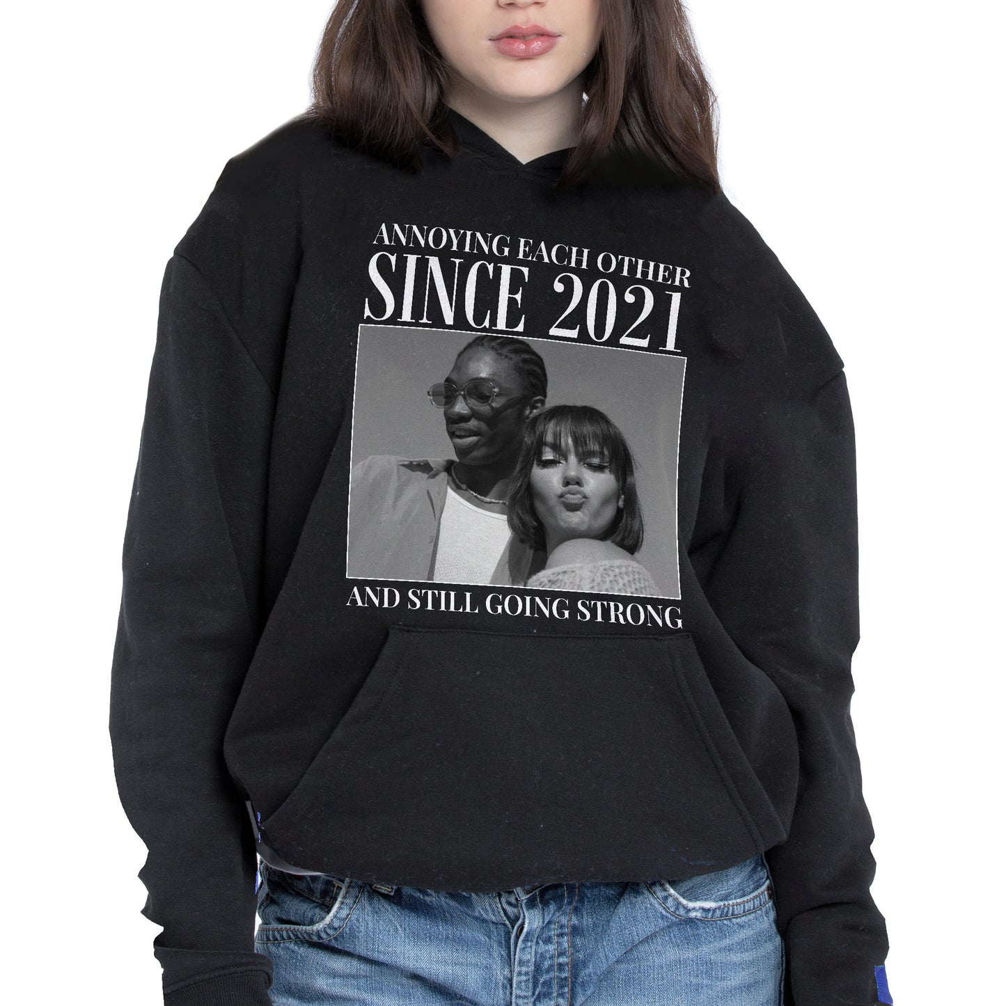 Annoying Each Other Since, Still Going Strong - Personalized Custom Unisex T-shirt, Hoodie - CPL1253_BBAS