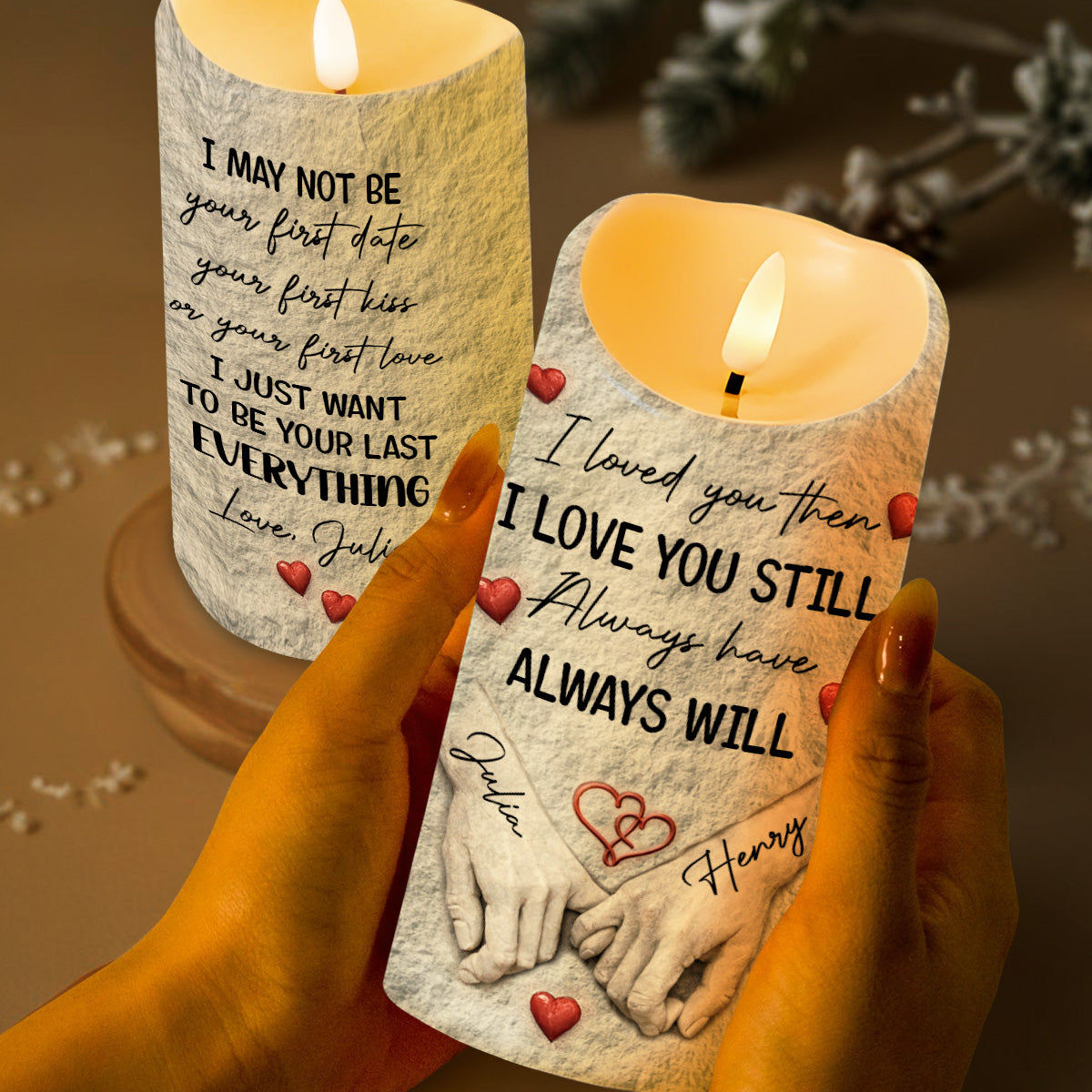 I Loved You Then, I Love You Still, Holding Hands