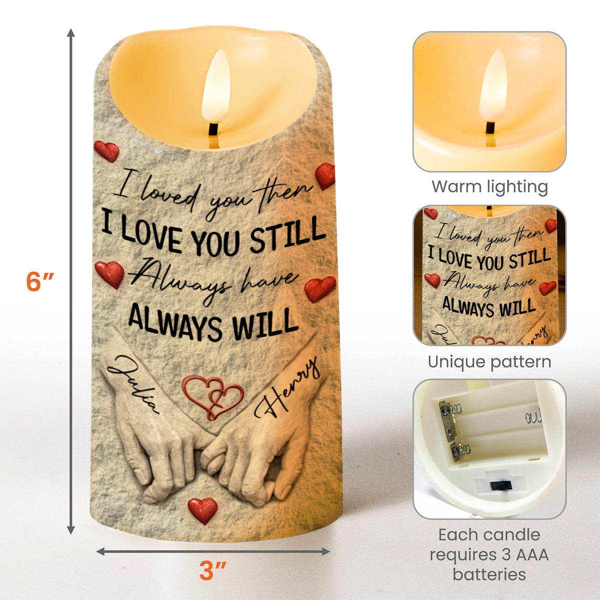 I Loved You Then, I Love You Still, Holding Hands