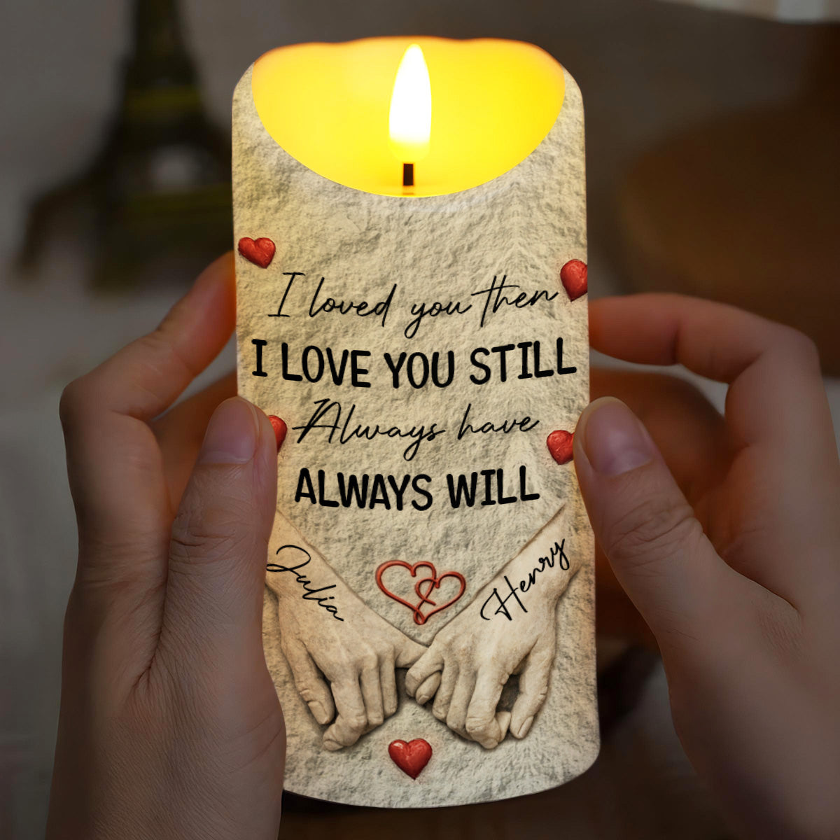 I Loved You Then, I Love You Still, Holding Hands