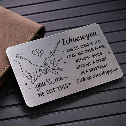 I Choose You Over And Over, Heart And Holding Hands