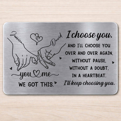 I Choose You Over And Over, Heart And Holding Hands