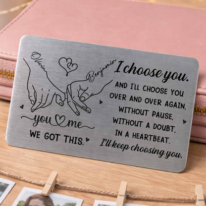 I Choose You Over And Over, Heart And Holding Hands