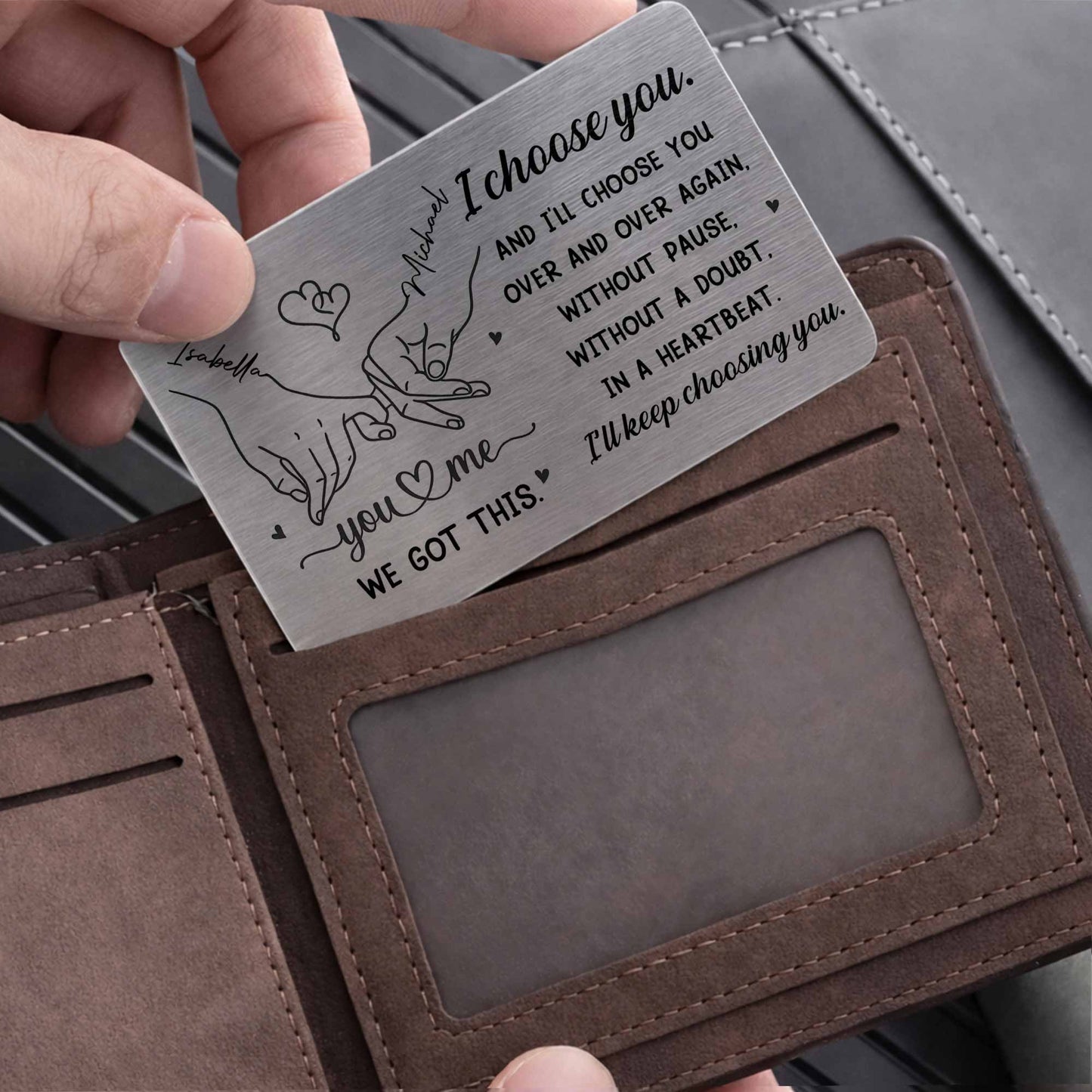 I Choose You Over And Over, Heart And Holding Hands