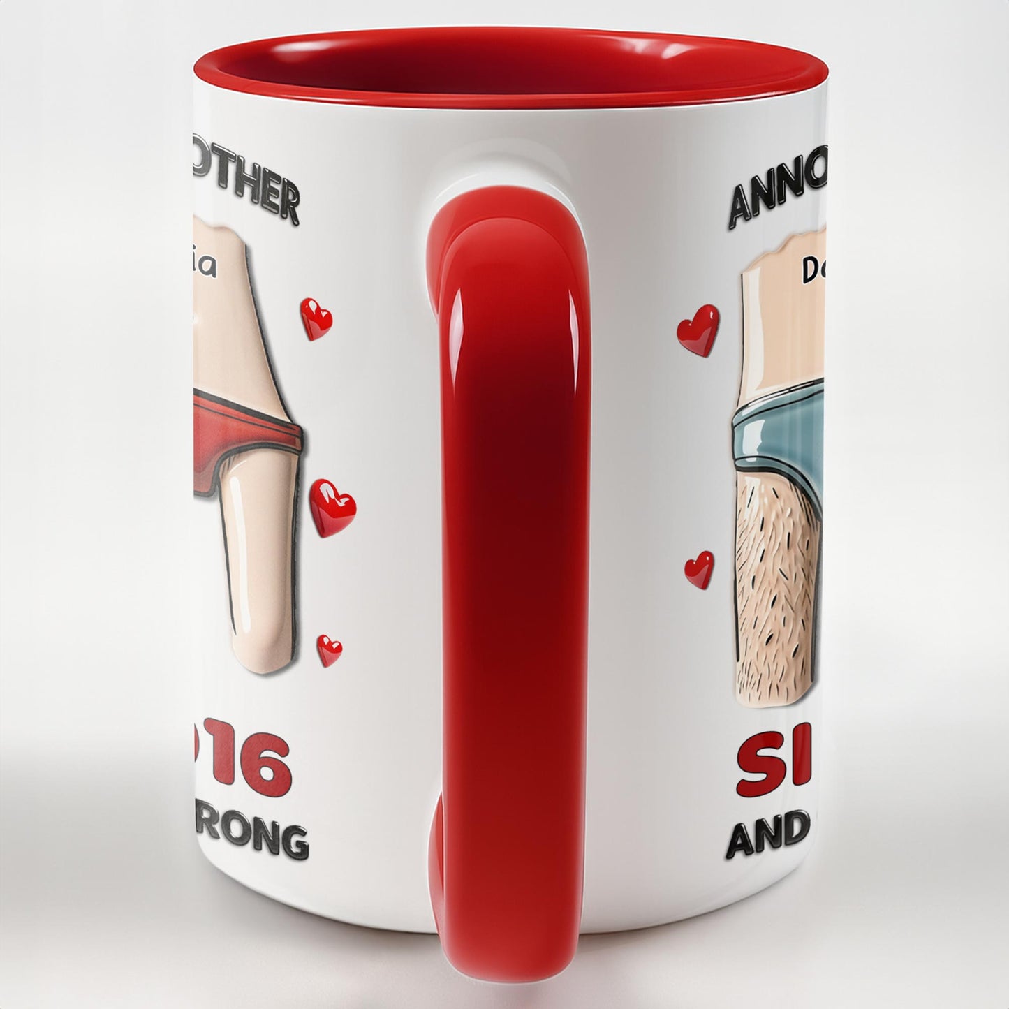 Annoying Each Other Since, Cartoon Couple Design