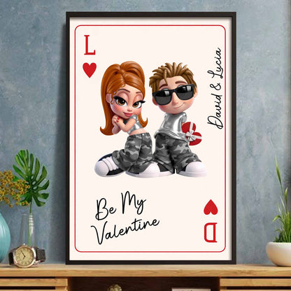 How Lucky Are We, Playing Cards Design With Couple