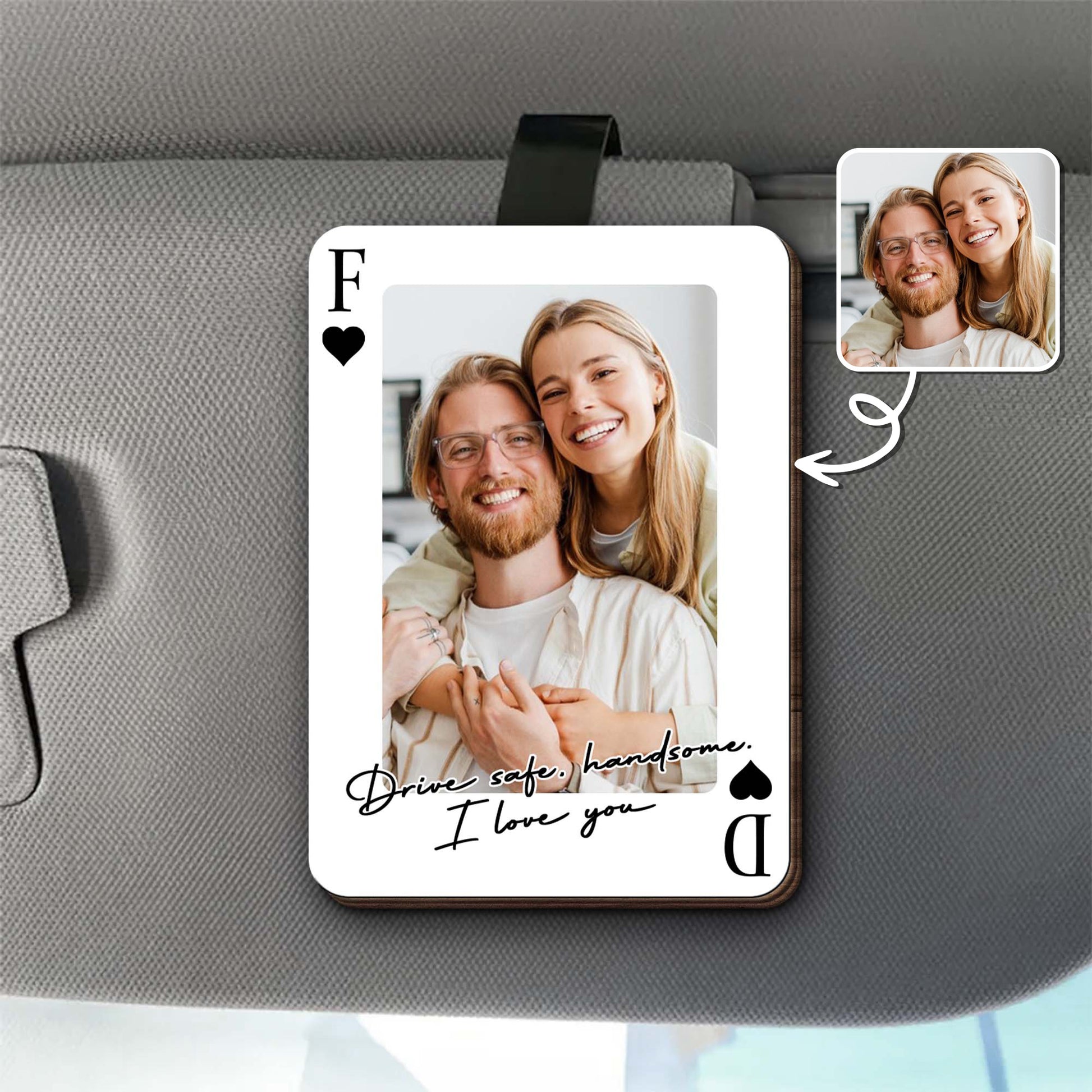 Drive Safe Handsome I Love You Personalized Photo
