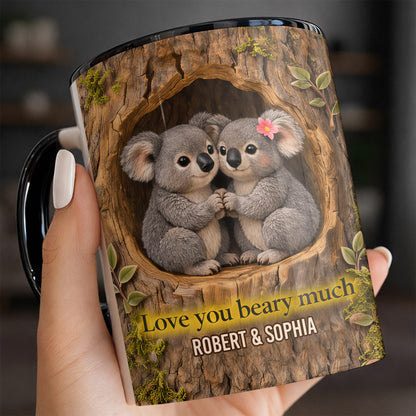 Love You Beary Much Two Koalas In Tree Hollow