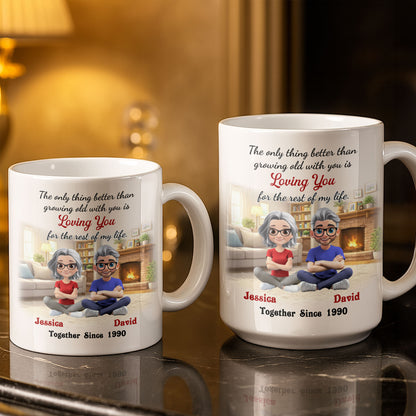 Loving You For The Rest Of My Life, Animated Couple By Fireplace