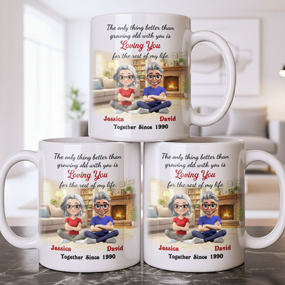 Loving You For The Rest Of My Life, Animated Couple By Fireplace