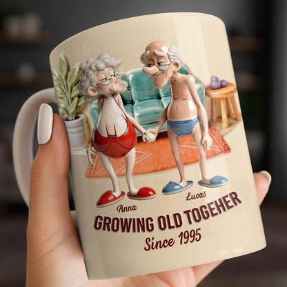 Growing Old Together, Elderly Couple Design