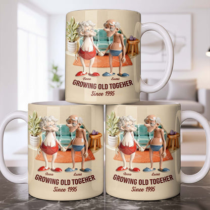 Growing Old Together, Elderly Couple Design