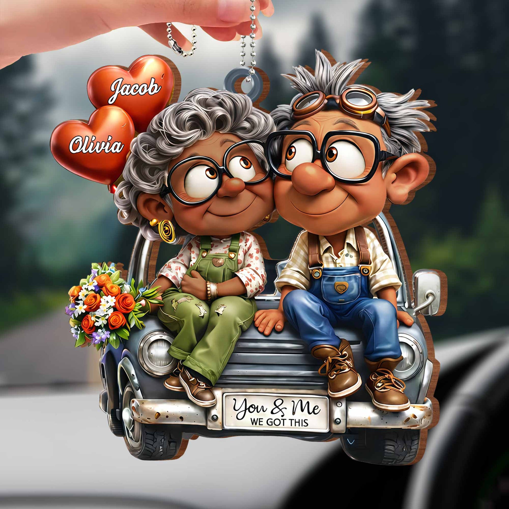 You & Me We Got This Elderly Couple With Heart Balloons