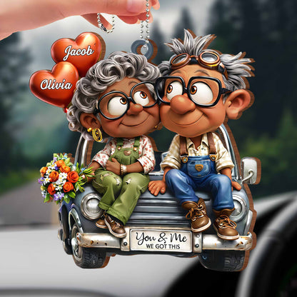 You & Me We Got This Elderly Couple With Heart Balloons