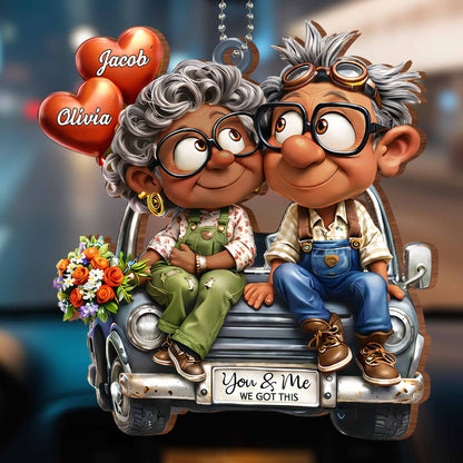 You & Me We Got This Elderly Couple With Heart Balloons