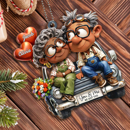 You & Me We Got This Elderly Couple With Heart Balloons