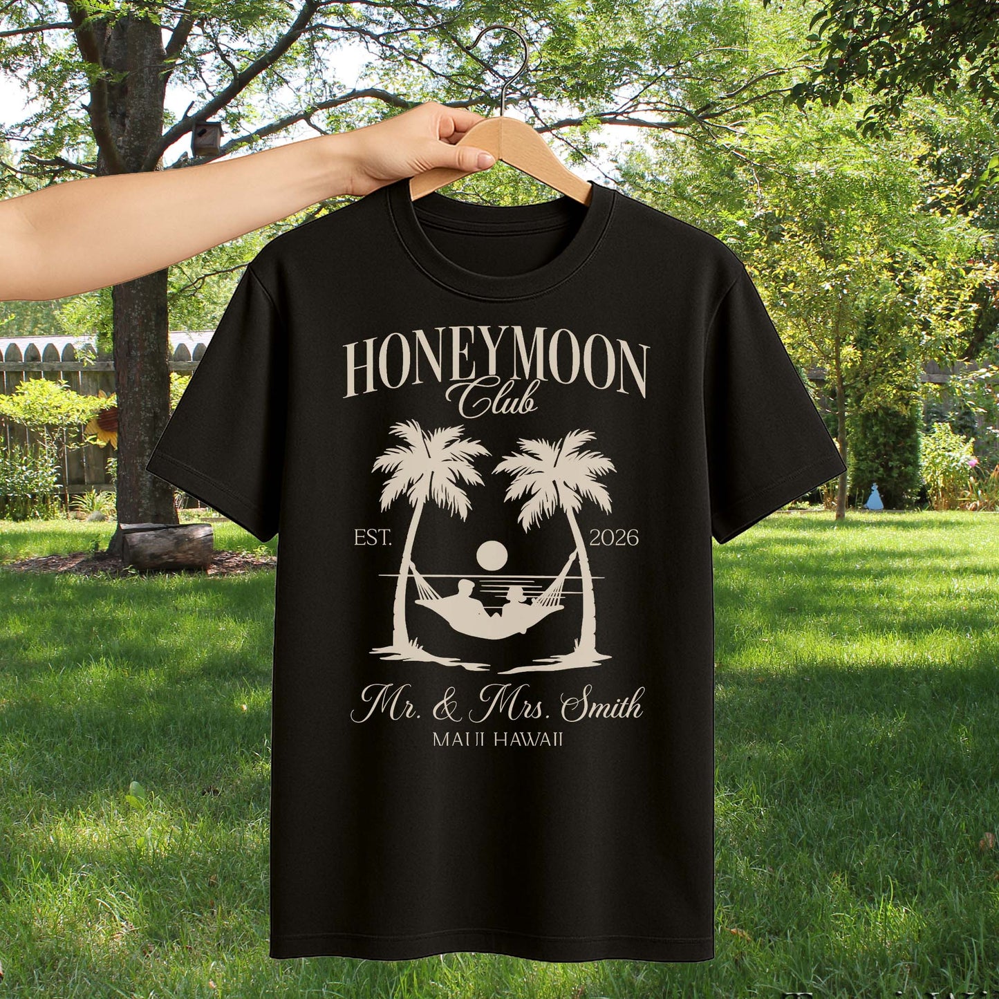 Honeymoon Club Maui Hawaii Palm Trees And Hammock