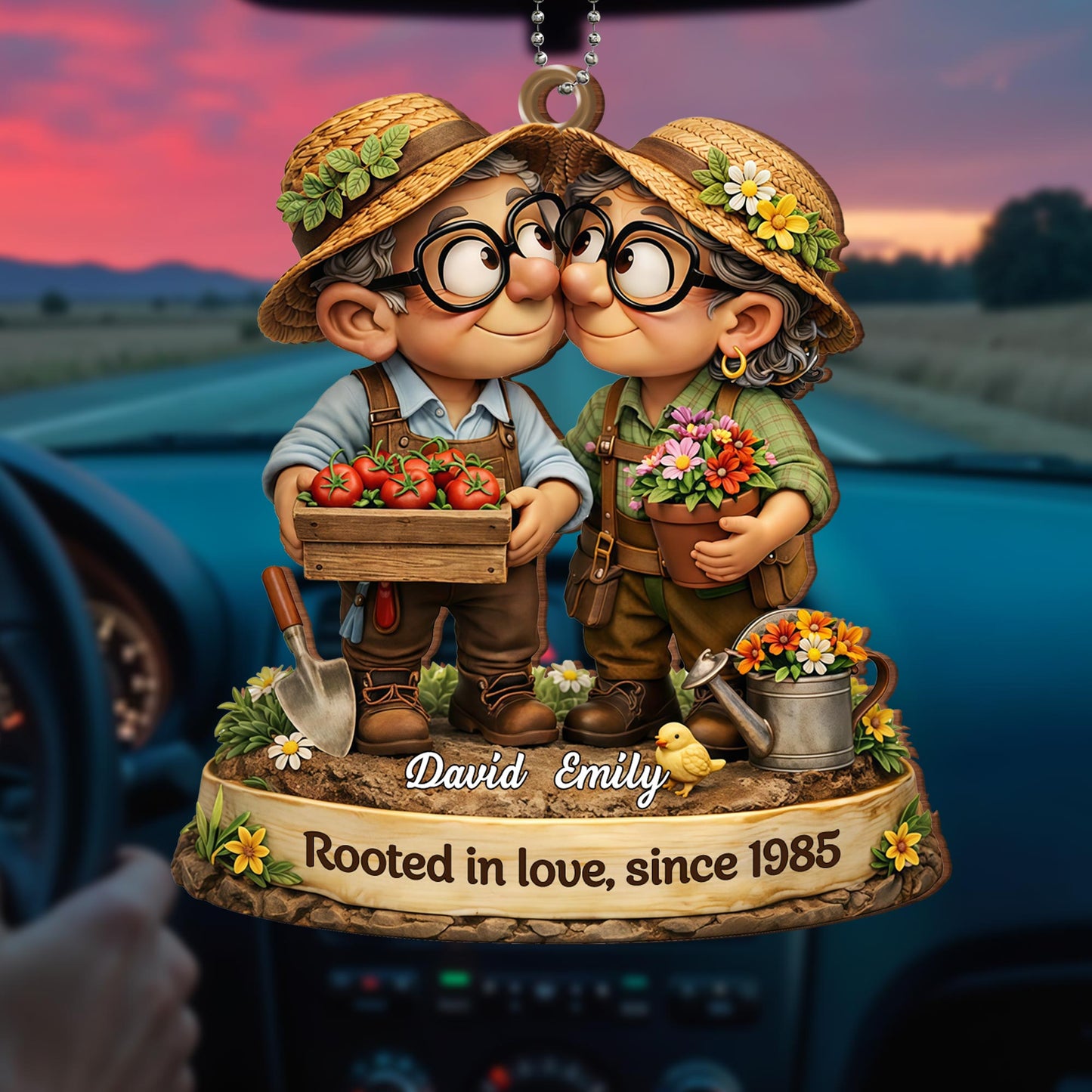 Rooted In Love With Elderly Couple And Gardening Themes