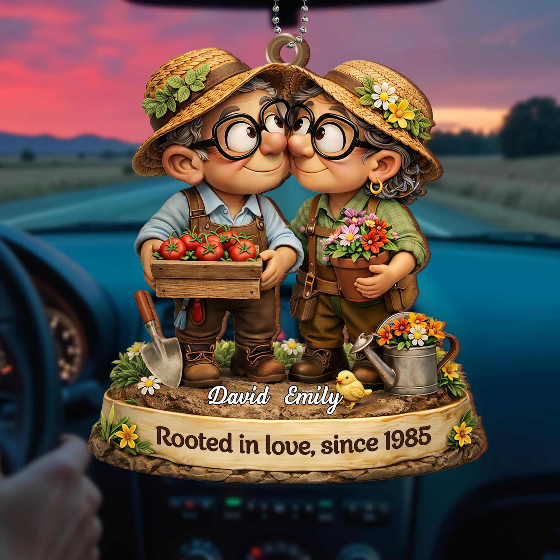 Rooted In Love With Elderly Couple And Gardening Themes