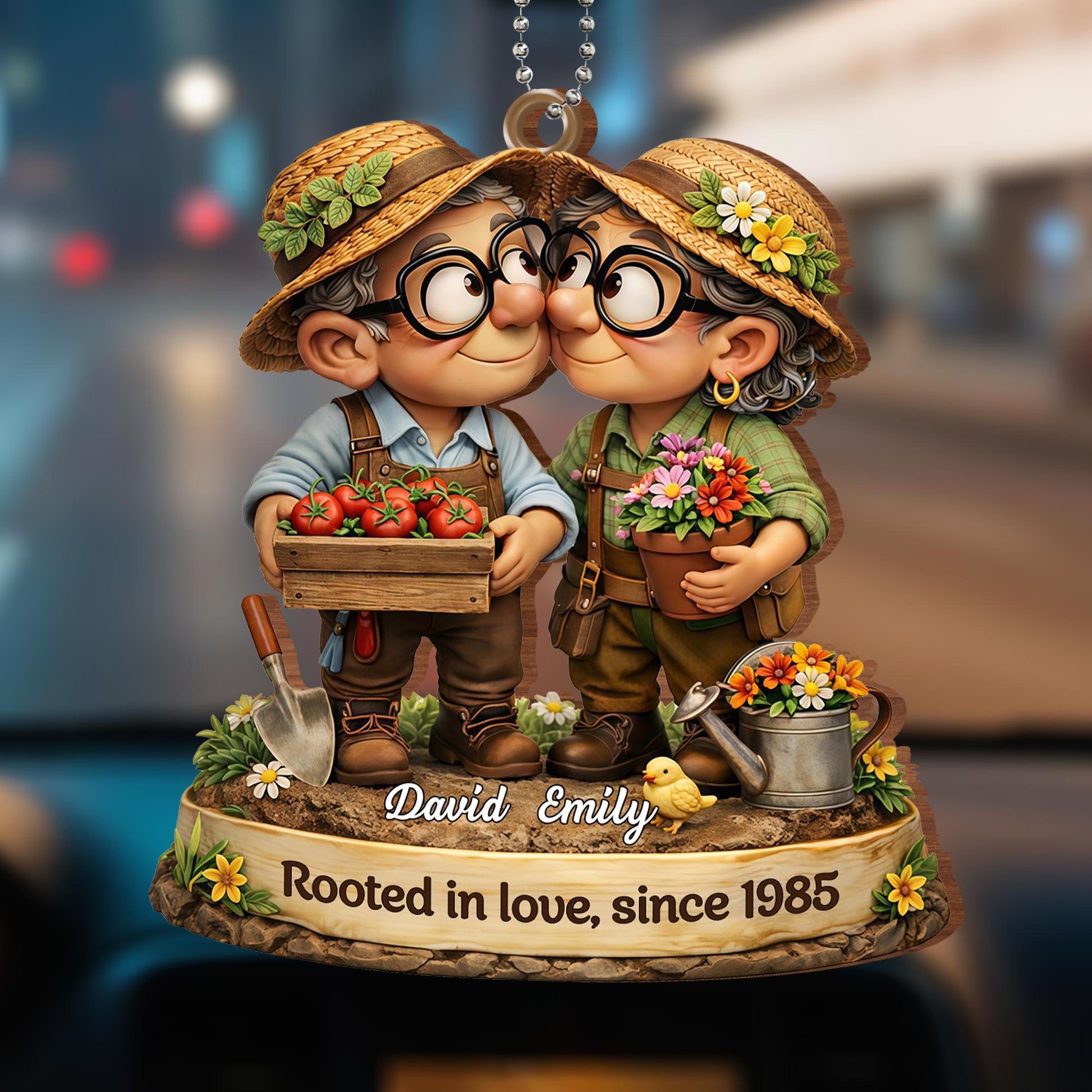 Rooted In Love With Elderly Couple And Gardening Themes