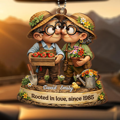 Rooted In Love With Elderly Couple And Gardening Themes