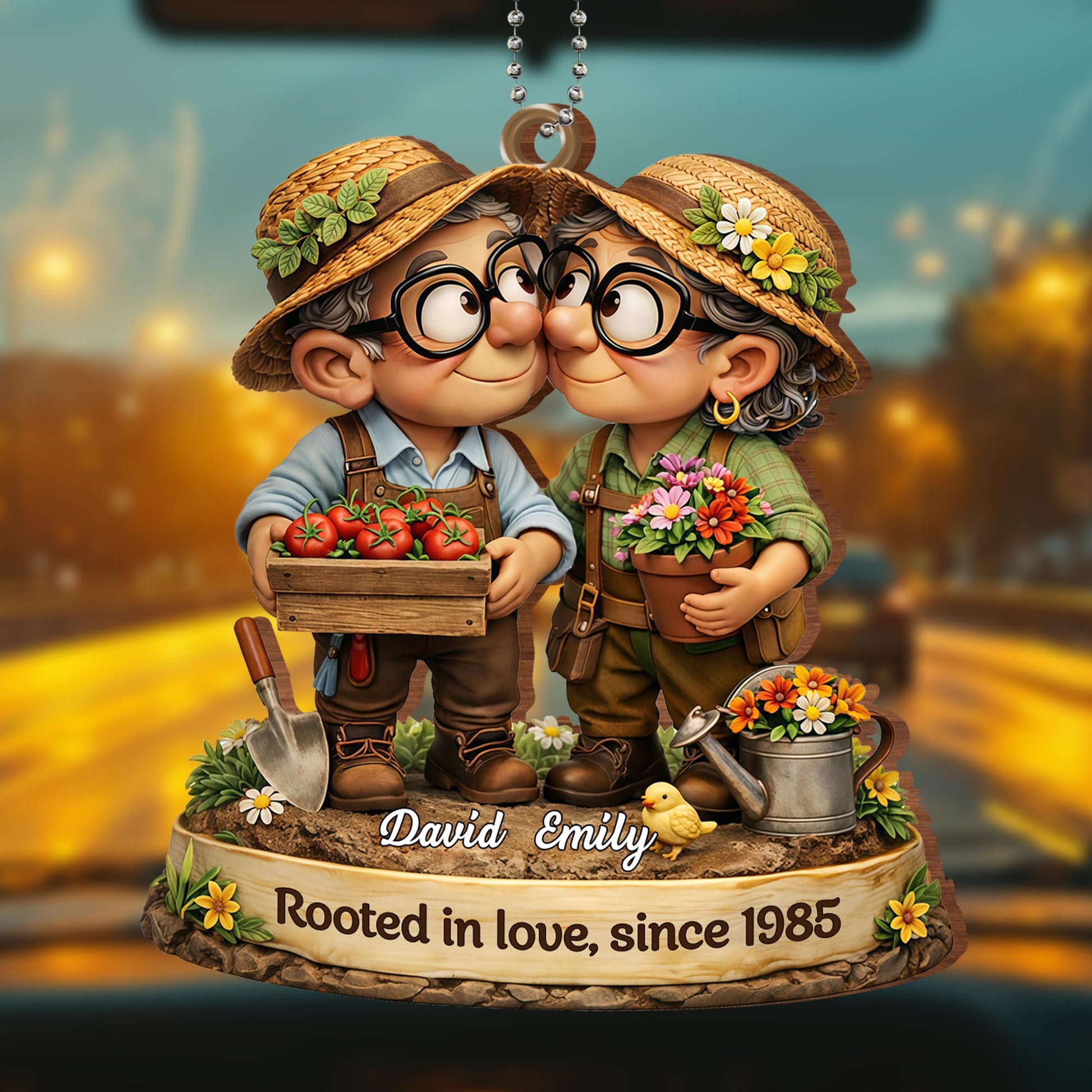 Rooted In Love With Elderly Couple And Gardening Themes