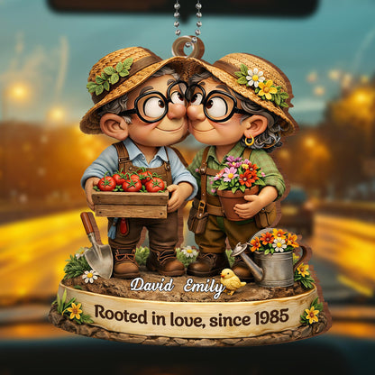 Rooted In Love With Elderly Couple And Gardening Themes
