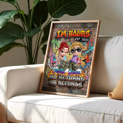 I'm Yours, No Returns Or Refunds, Graffiti Design