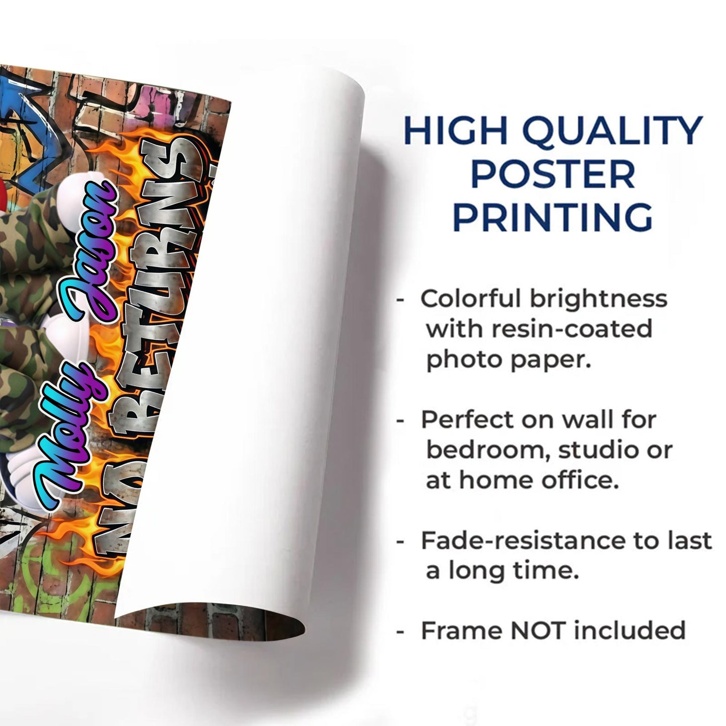 I'm Yours, No Returns Or Refunds, Graffiti Design