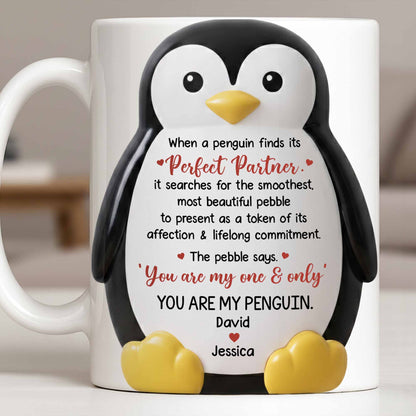 Perfect Partner Penguin Pebble For Lifelong Commitment