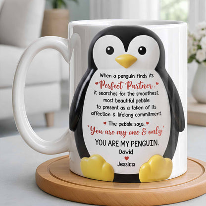 Perfect Partner Penguin Pebble For Lifelong Commitment