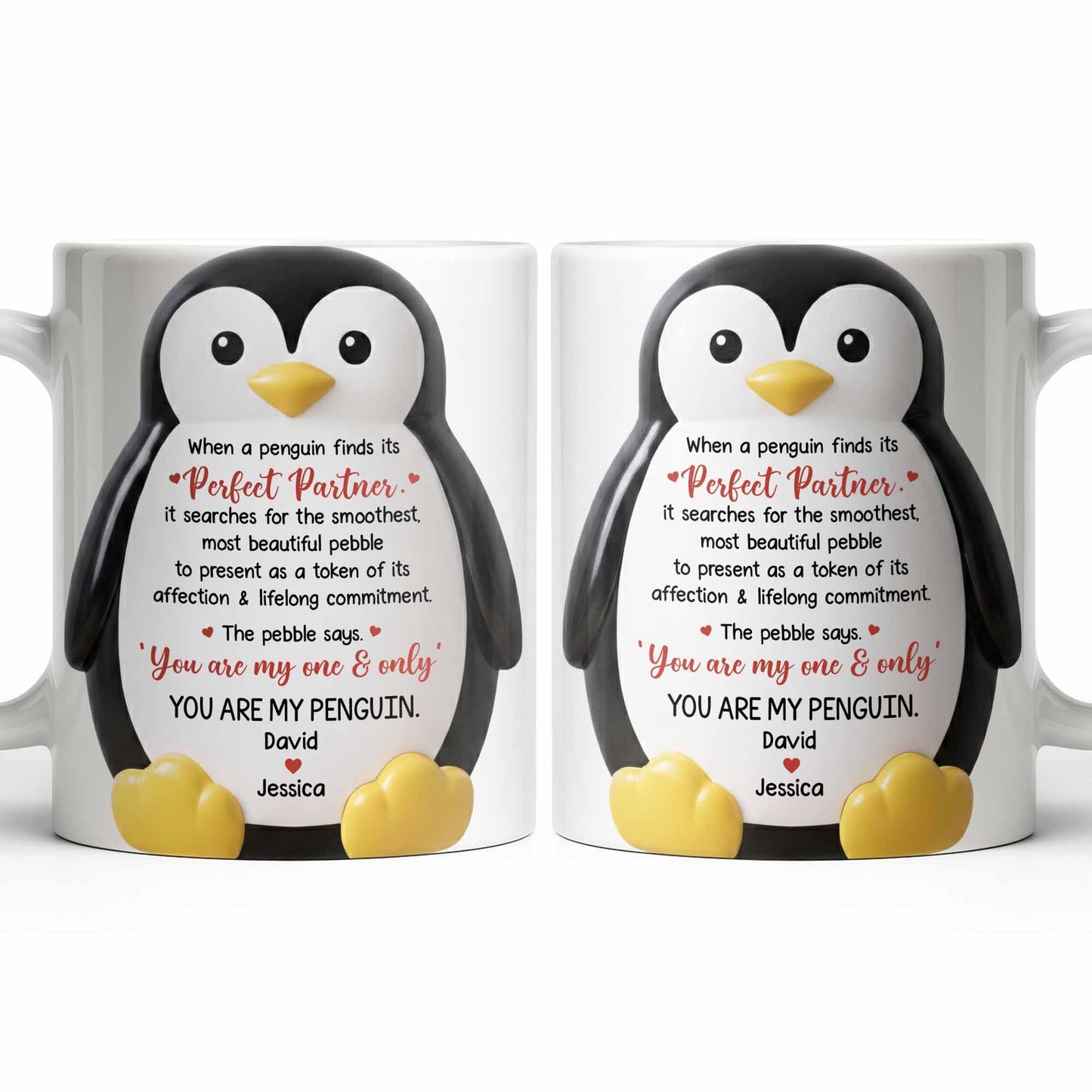 Perfect Partner Penguin Pebble For Lifelong Commitment