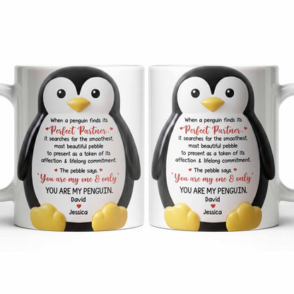 Perfect Partner Penguin Pebble For Lifelong Commitment