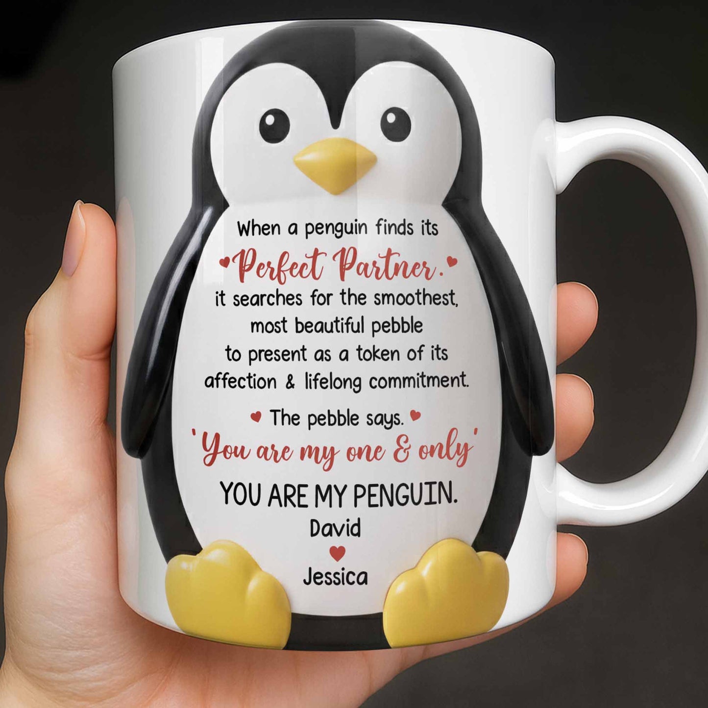Perfect Partner Penguin Pebble For Lifelong Commitment