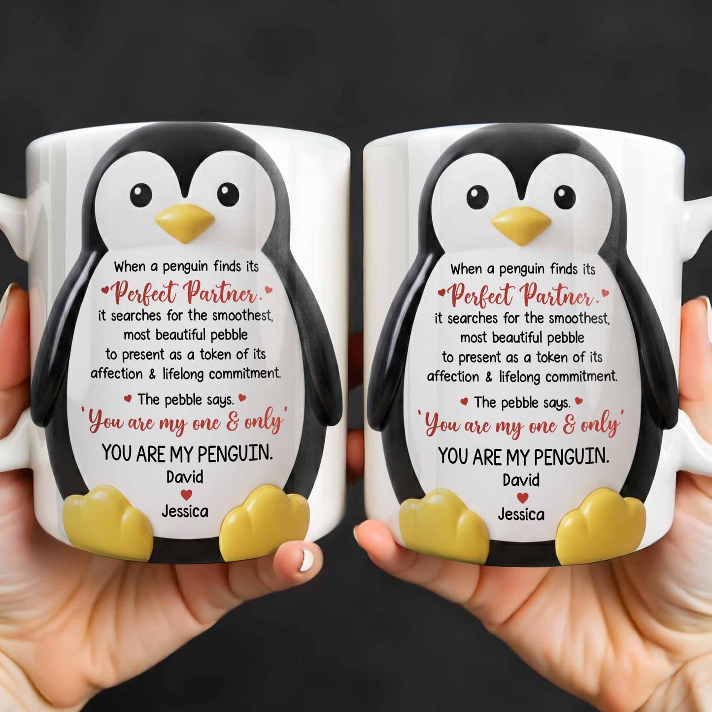 Perfect Partner Penguin Pebble For Lifelong Commitment