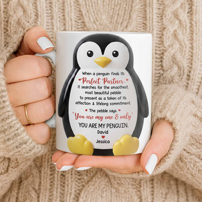 Perfect Partner Penguin Pebble For Lifelong Commitment