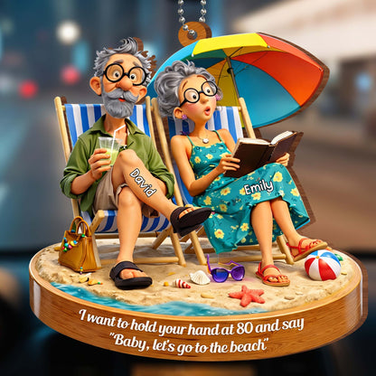 Hold Your Hand At 80 and Say Let's Go To The Beach