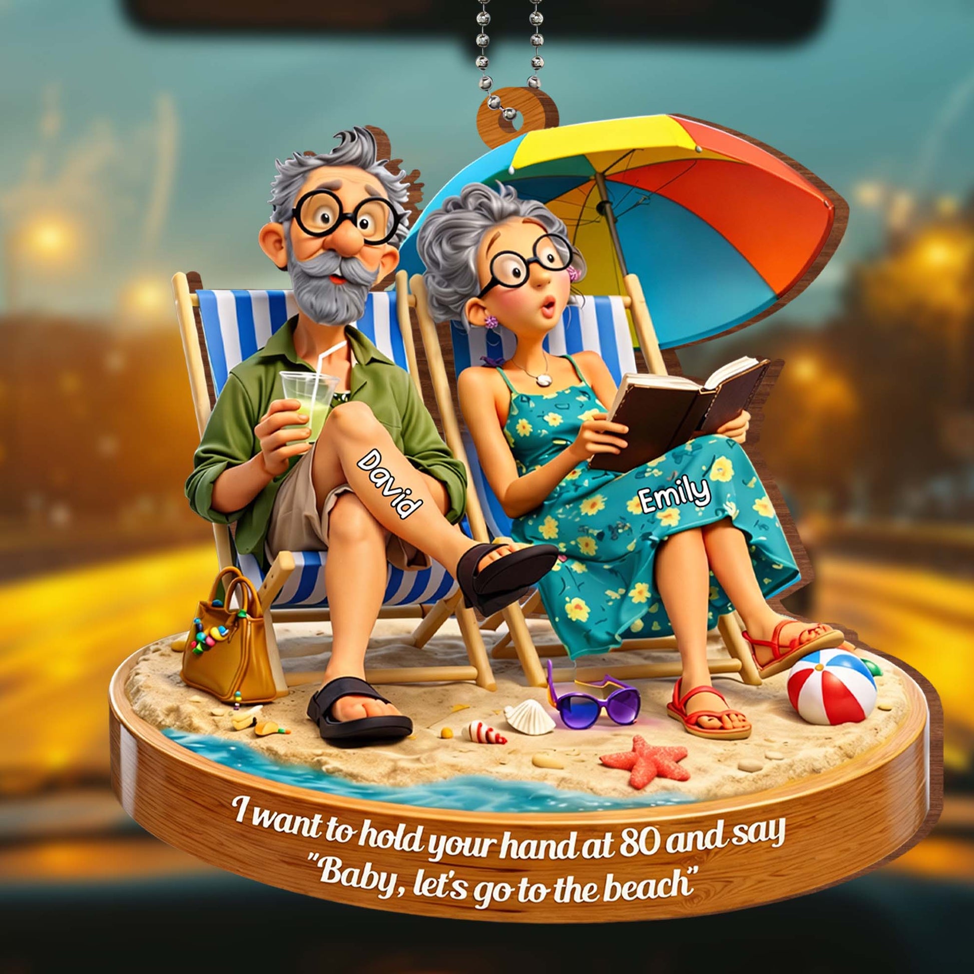 Hold Your Hand At 80 and Say Let's Go To The Beach