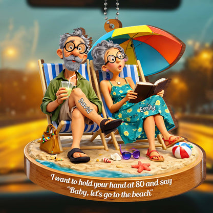 Hold Your Hand At 80 and Say Let's Go To The Beach