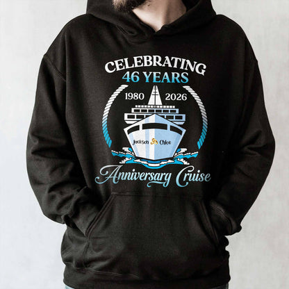 Celebrating 23 Years Anniversary Cruise With Waves and Rope