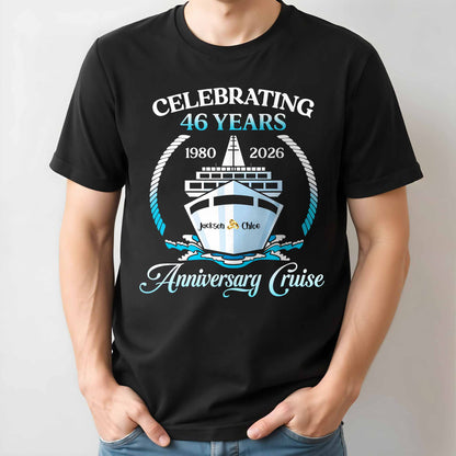 Celebrating 23 Years Anniversary Cruise With Waves and Rope