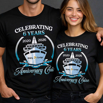 Celebrating 23 Years Anniversary Cruise With Waves and Rope