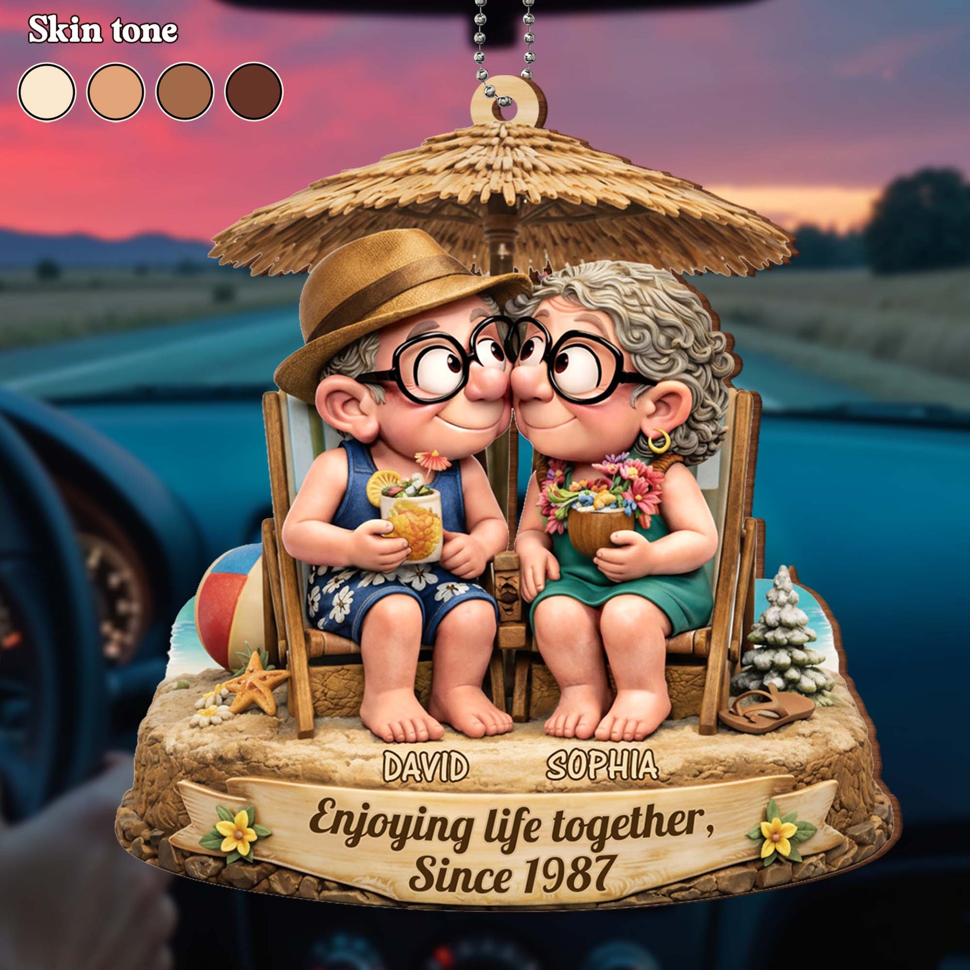 Enjoying Life Together With Tropical Theme