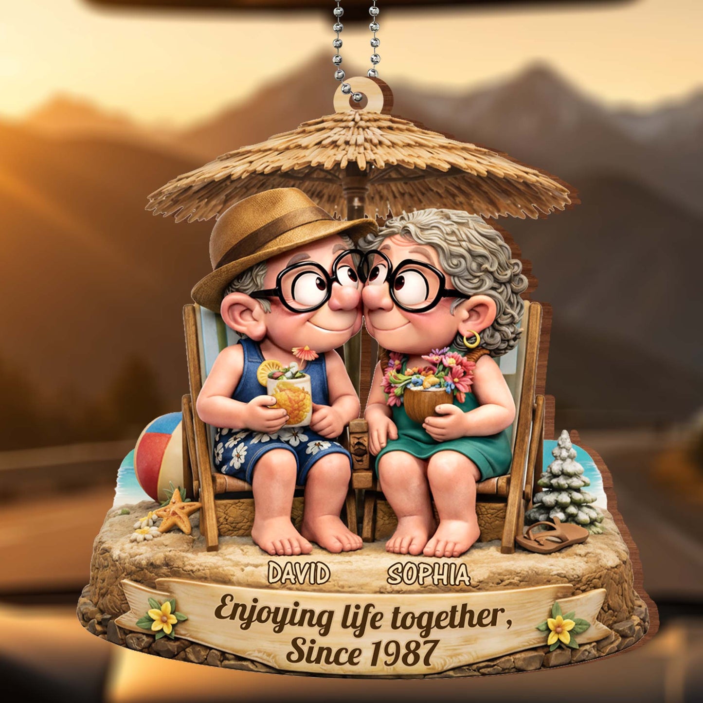 Enjoying Life Together With Tropical Theme